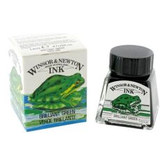 Winsor & Newton DRAWING INKS 14ml, 14 мл, Brilliant Green