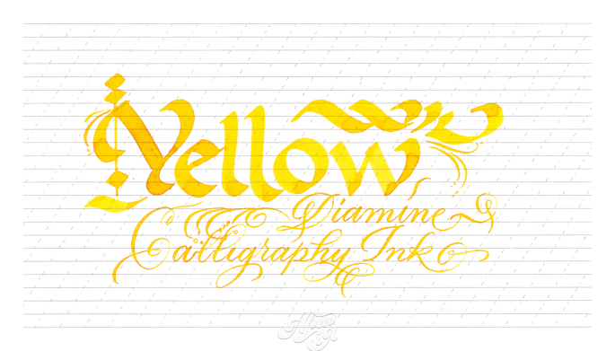 Чорнило Diamine Ink 30мл, жовті/коричневі відтінки, 30 ml, Yellow