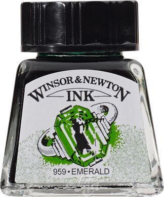 Winsor & Newton Drawing Inks 14ml, 14 мл, Emerald