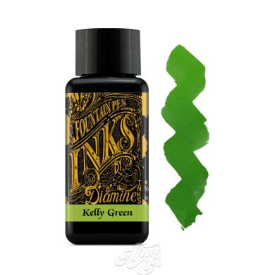 Чорнило Diamine Ink 30мл, зелені відтінки, 30 ml, Kelly Green