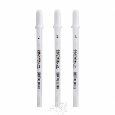 Біла ручка Sakura Gelly Roll Bright White, 0.5