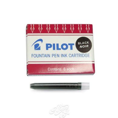Картриджі Pilot Fountain Pen (IC-50), 6 шт., Чорний