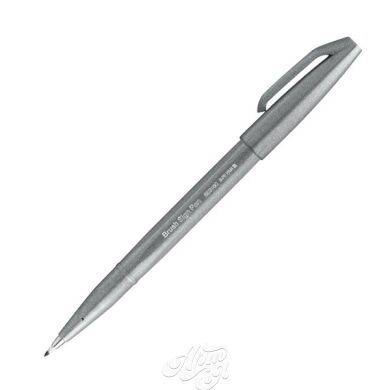 Pentel Sign Pen Brush Tip, Сірий