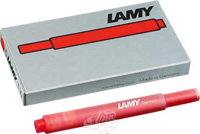 Картриджі LAMY T10, 5шт., Червоний
