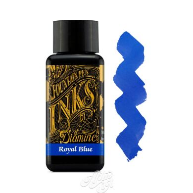 Чорнило Diamine Ink 30мл, сині/блакитні відтінки, 30 ml, Royal Blue