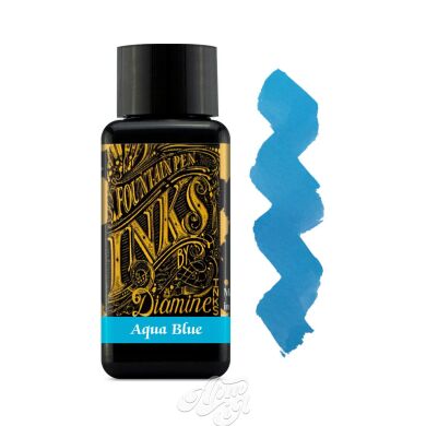 Чорнило Diamine Ink 30мл, сині/блакитні відтінки, 30 ml, Aqua Blue