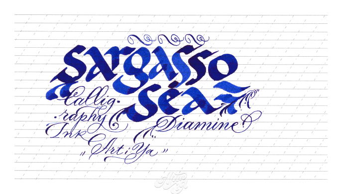 Diamine Ink 30мл, Blue Shades, 30 ml, Sargasso Sea